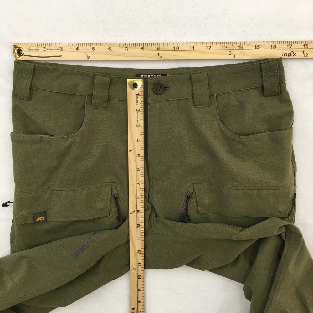 First Lite Trace Mens 32x32 Olive Green Hunting Outdoor Cargo Pants Lightweight - Picture 6 of 10